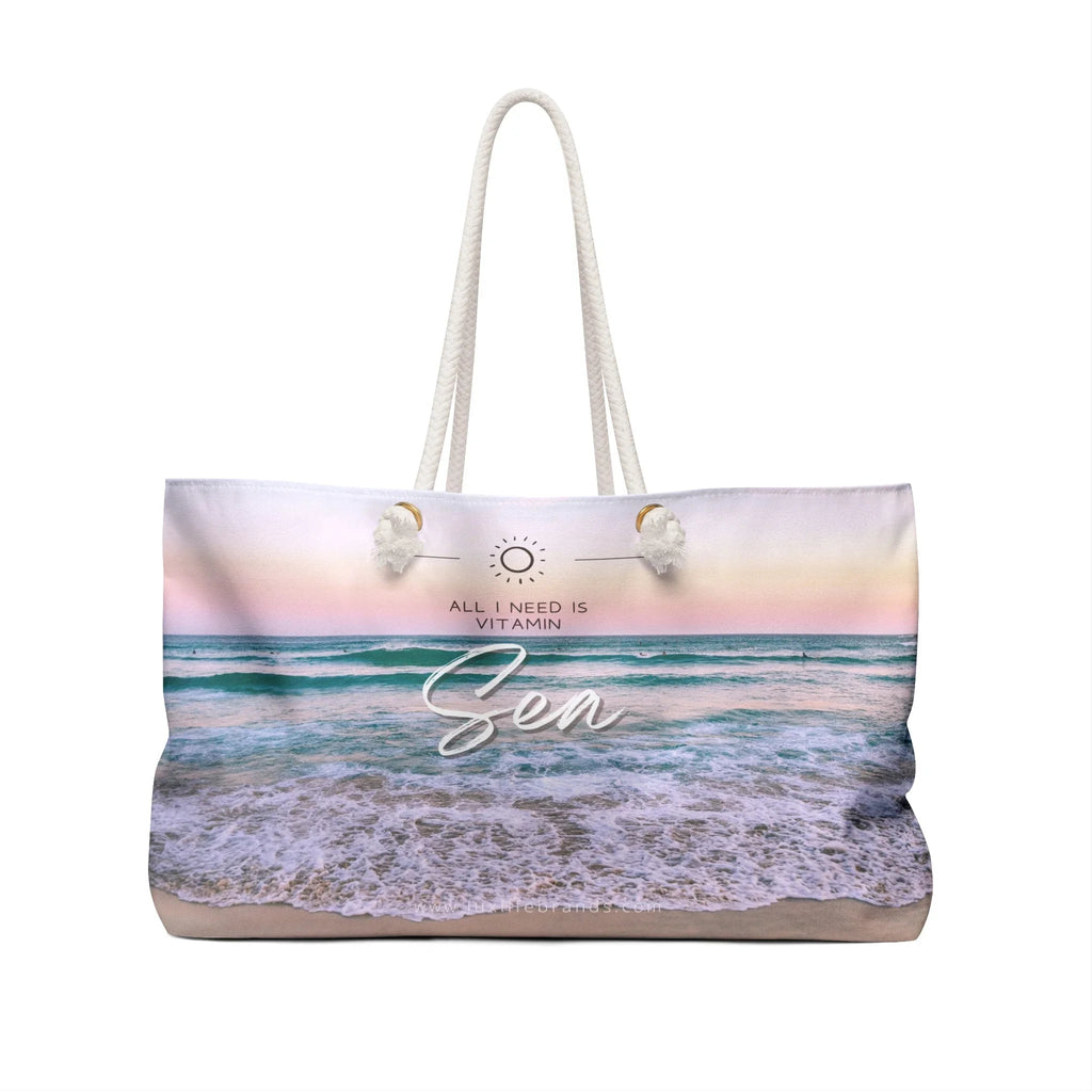 All I Need Is Vitamin Sea Beach Bag