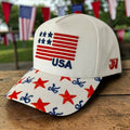 Patriotic Flag & Bow Cap