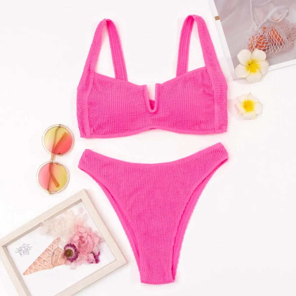 Patricia Push Up Ribbed Bikini