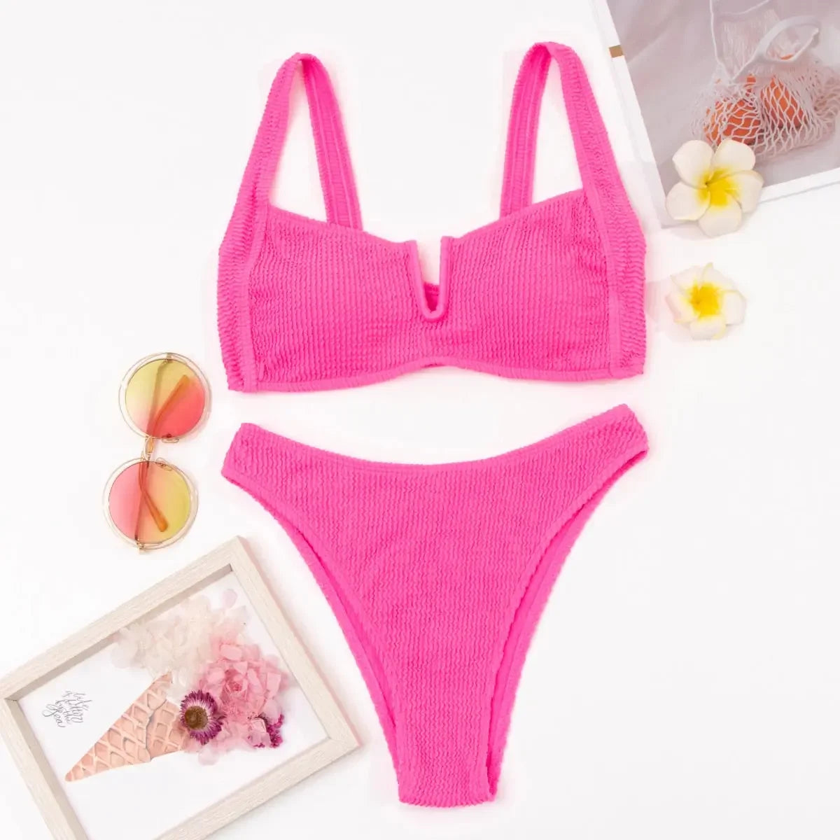 Patricia Push Up Ribbed Bikini