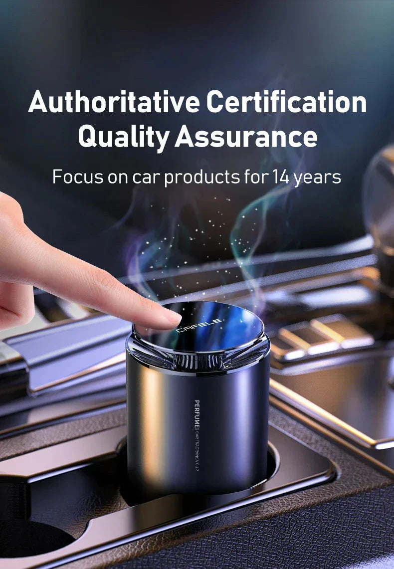 CAFELE Car Air Freshener Luxury Car Fragrance Aromatherapy With Perfume And  Solid Balm Contains Activated Carbon Car Flavoring