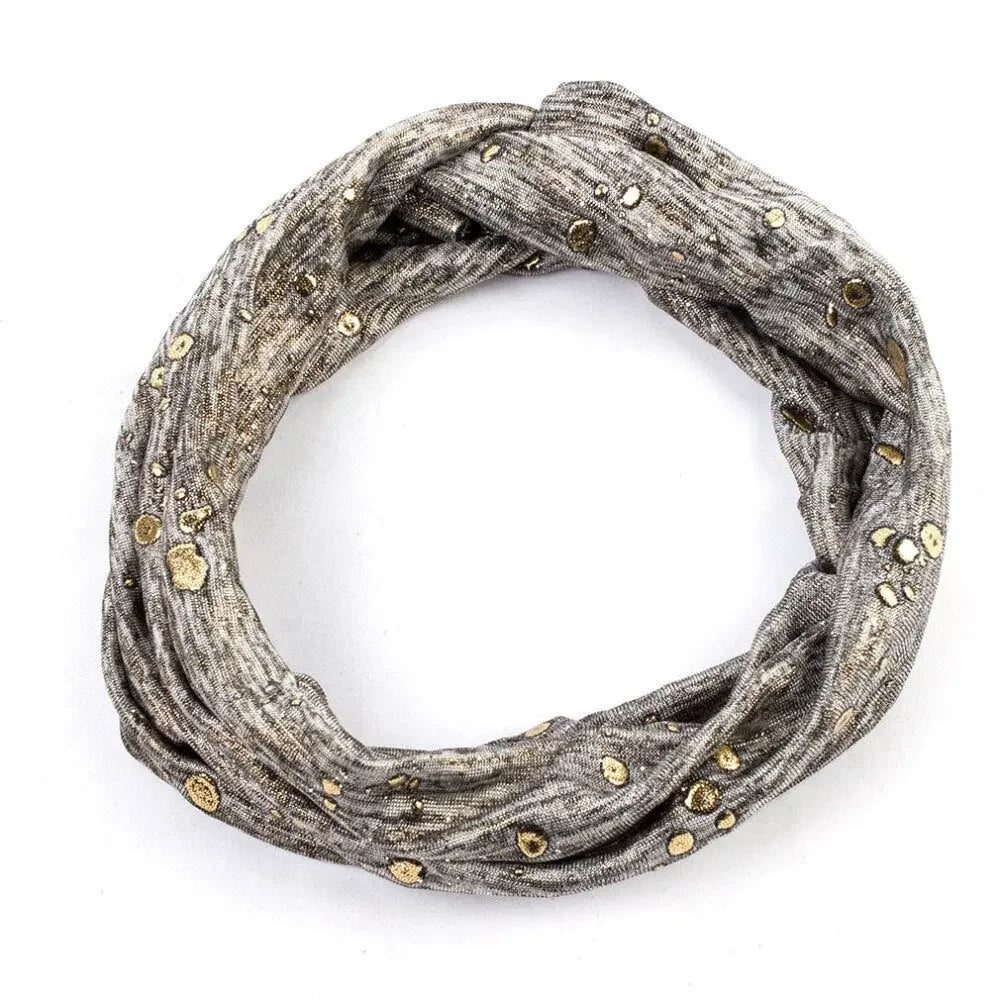 Metallic Color Wide Elastic Headbands