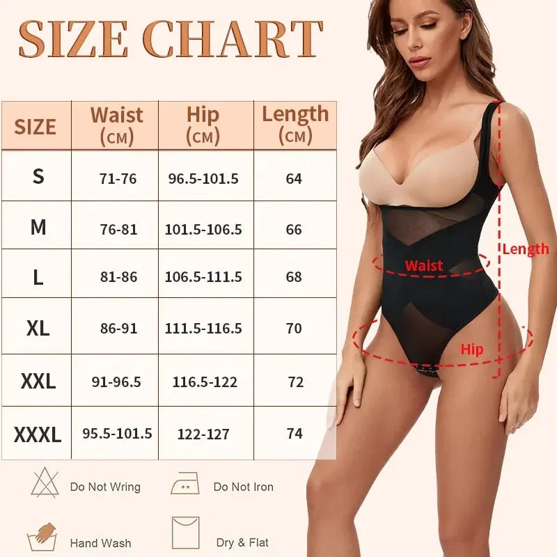 Bodysuit Shapewear Underbust Corset