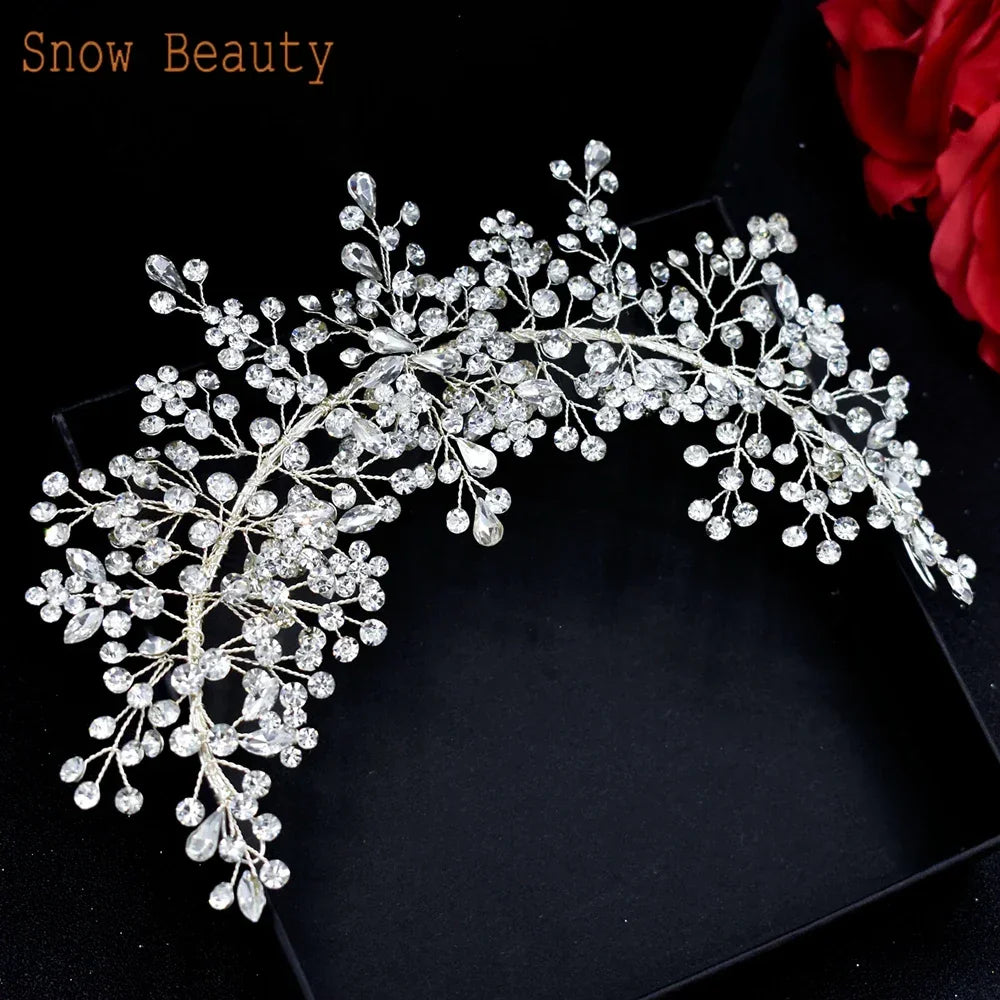 Luxury Bridal Crystal Tiara
