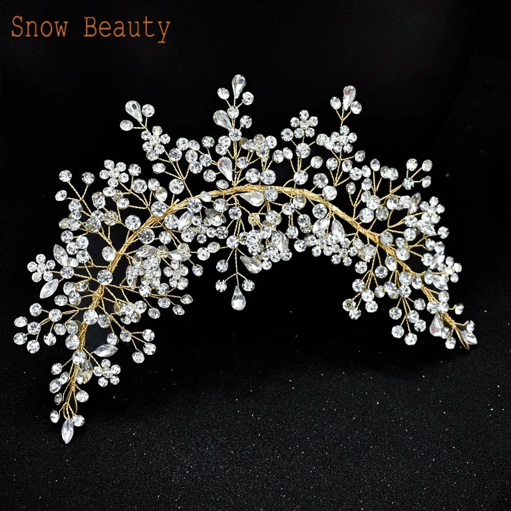 Luxury Bridal Crystal Tiara