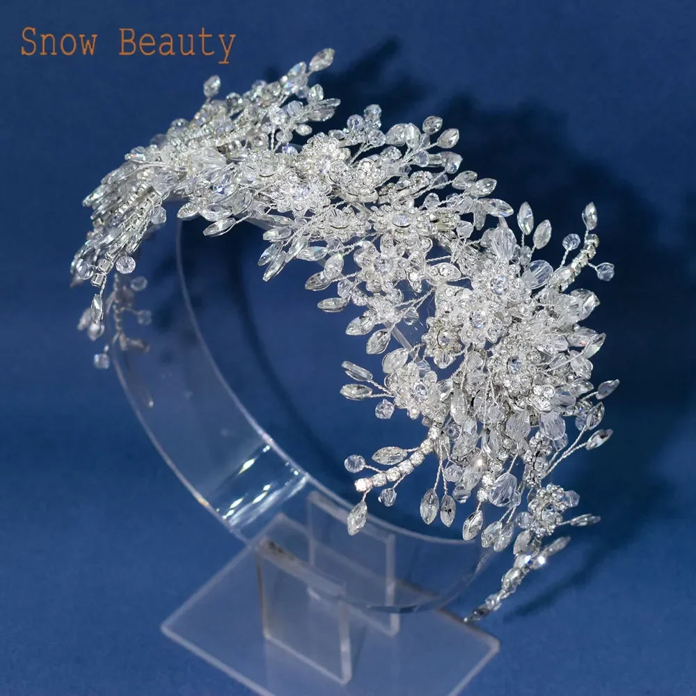 Luxury Bridal Crystal Tiara