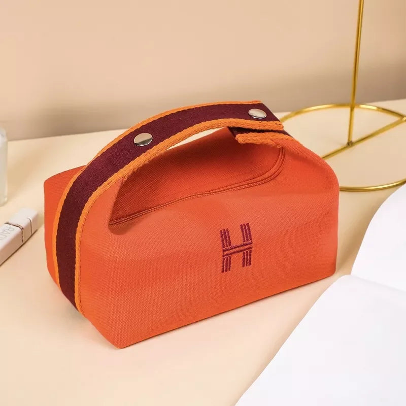 Harmony Canvas Makeup Bag