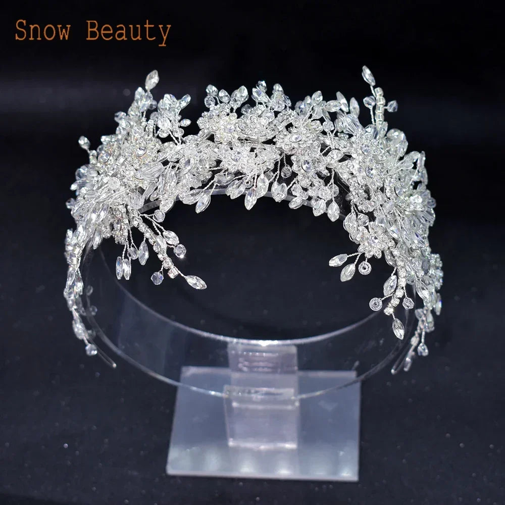 Luxury Bridal Crystal Tiara