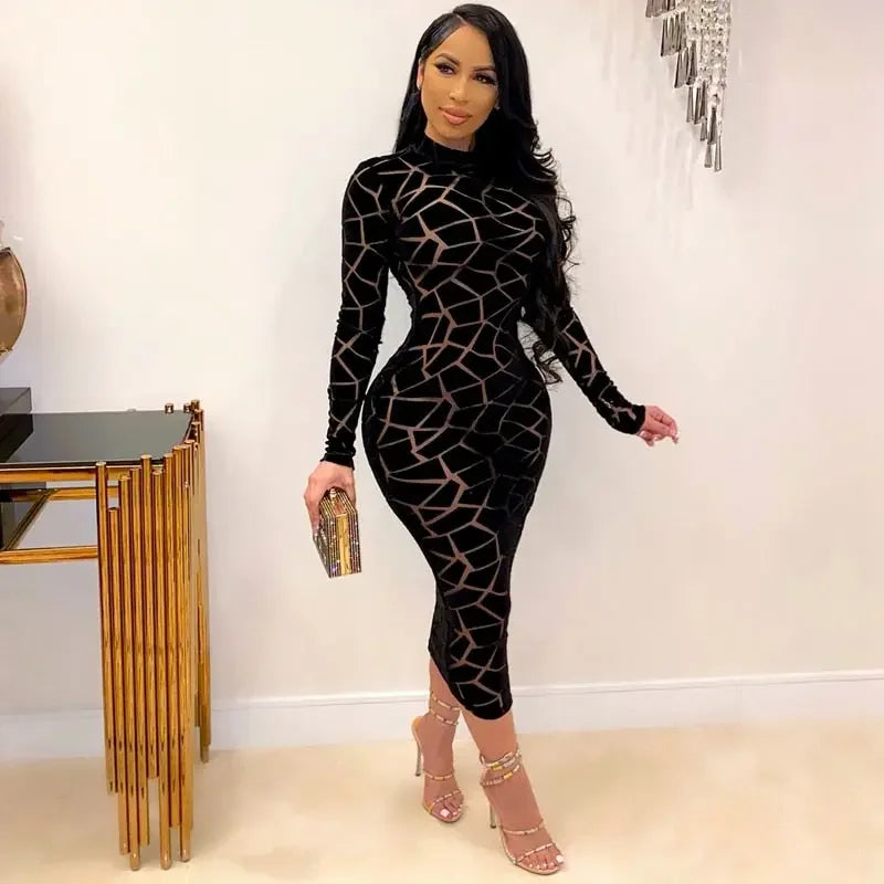Diva Bodycon Party Dress XS-XXL