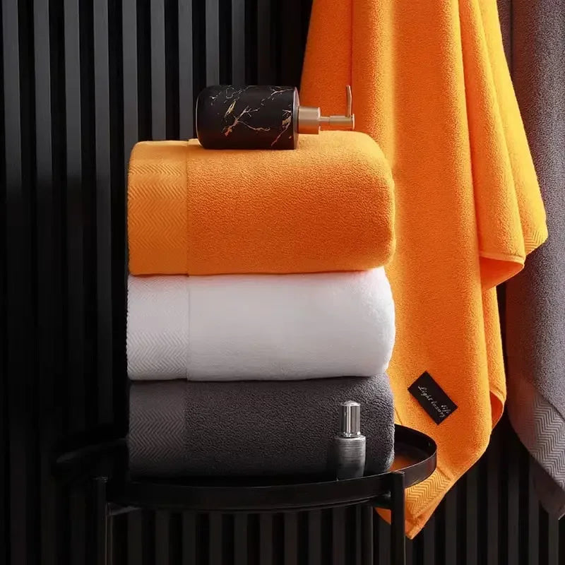 LUX HOME 100% Cotton Hotel Towels