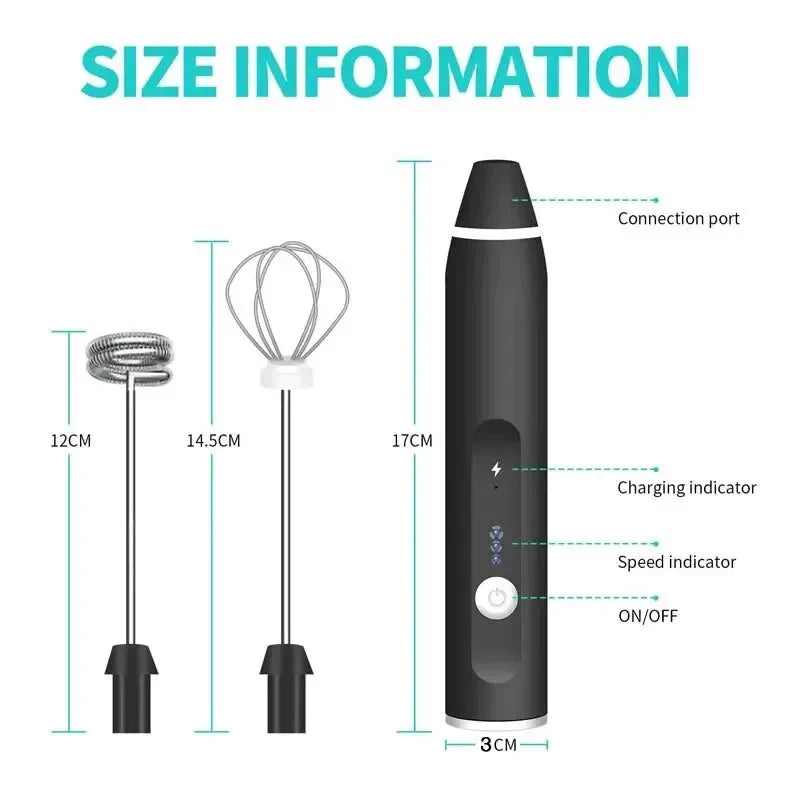 Lux Electric Milk Frother | USB