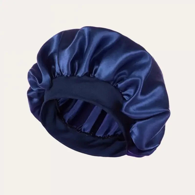 Satin Hat Sleep Silk Round Fabric Protect Hair Comfort Hair Night Anti-frizz Sleeping Hat Four Seasons Breathability Sleep Cap