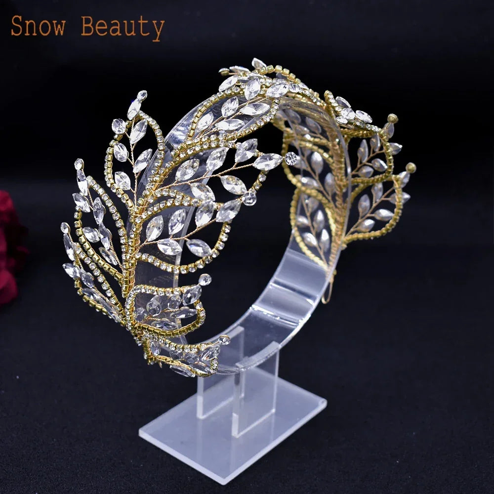 Luxury Bridal Crystal Tiara
