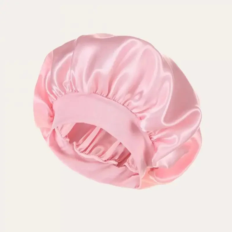 Satin Hat Sleep Silk Round Fabric Protect Hair Comfort Hair Night Anti-frizz Sleeping Hat Four Seasons Breathability Sleep Cap