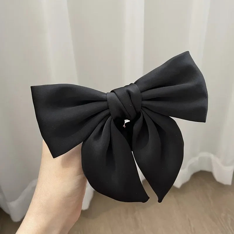 Retro Simple Satin Hair Scrunchie Candy Color Elastic Hair Bands Ponytail Hair Ties Fashion Ornament For Girls Hair Accessories