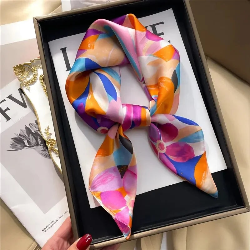 Juliette Designer Satin Scarf