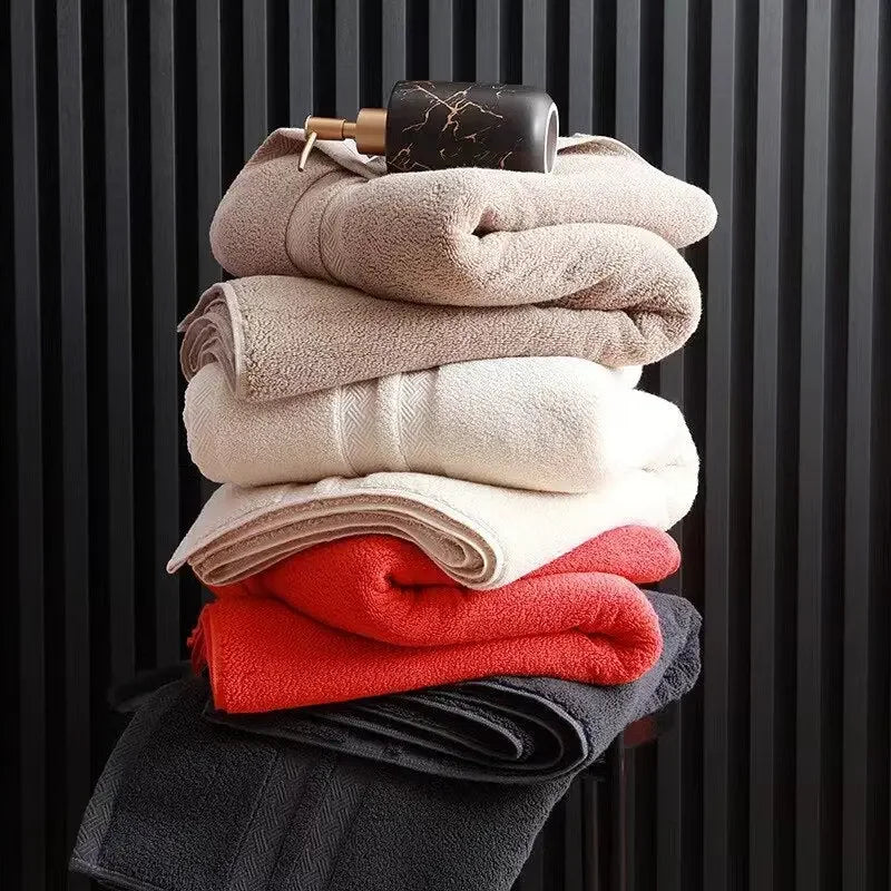 LUX HOME 100% Cotton Hotel Towels