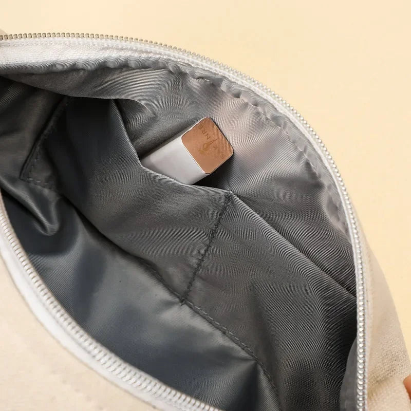 Harmony Canvas Makeup Bag