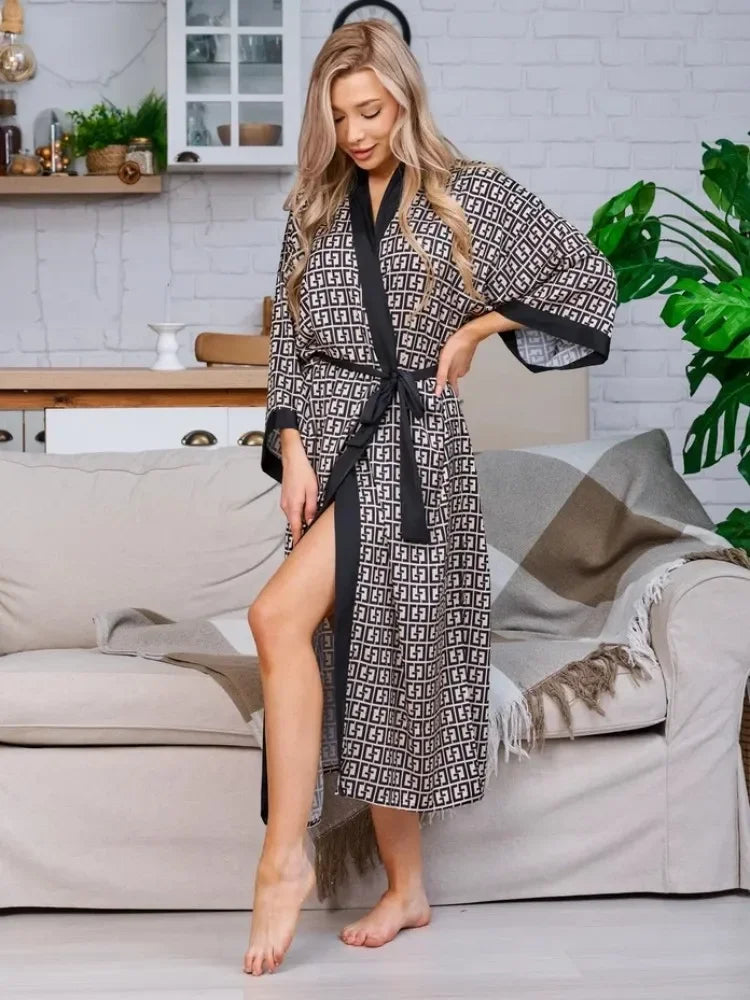 Gigi Ice Silk Designer Robe