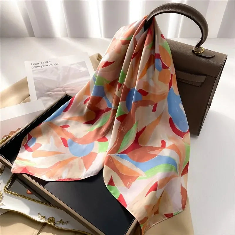 Juliette Designer Satin Scarf