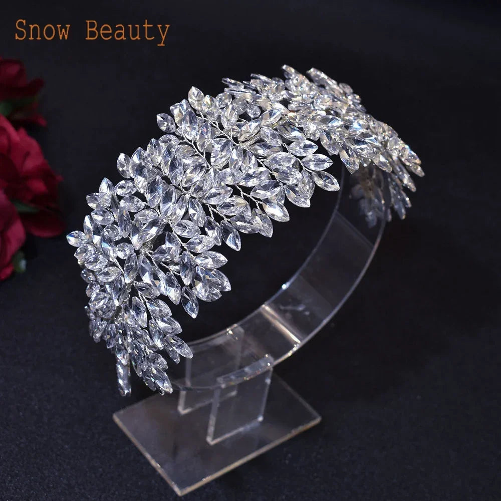Luxury Bridal Crystal Tiara