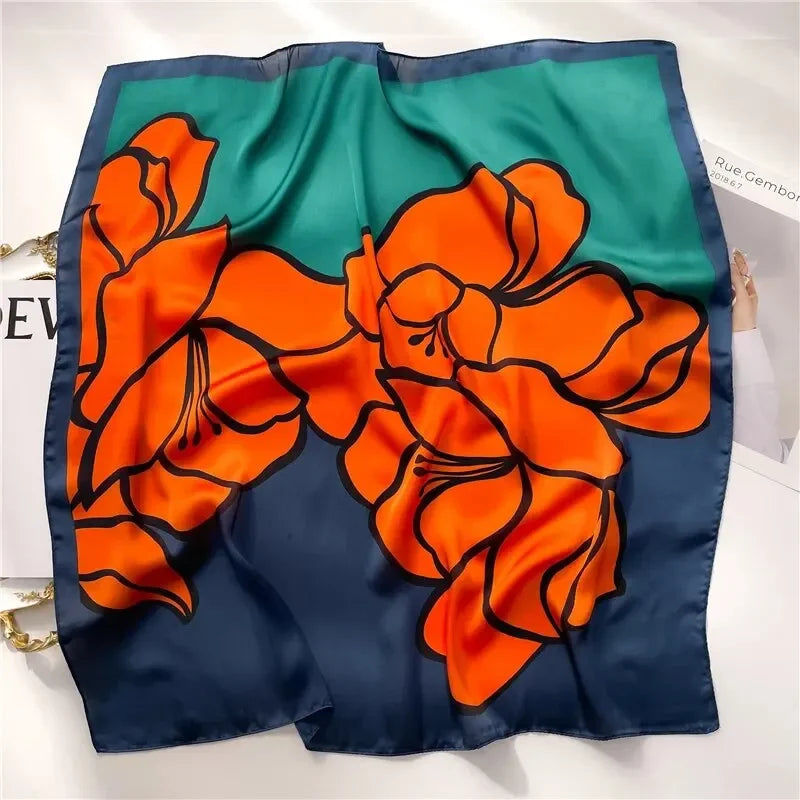 Juliette Designer Satin Scarf