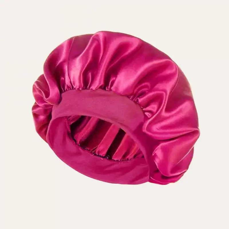 Satin Hat Sleep Silk Round Fabric Protect Hair Comfort Hair Night Anti-frizz Sleeping Hat Four Seasons Breathability Sleep Cap