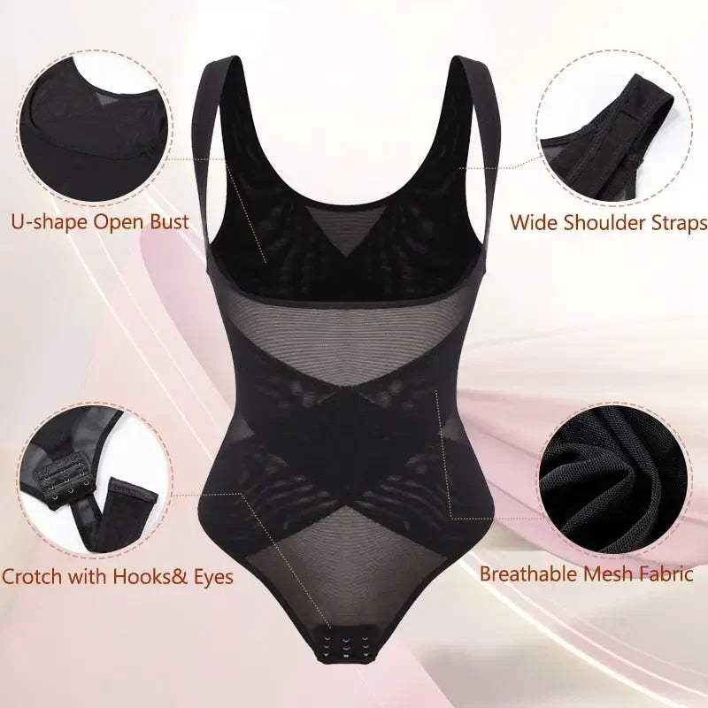 Bodysuit Shapewear Underbust Corset