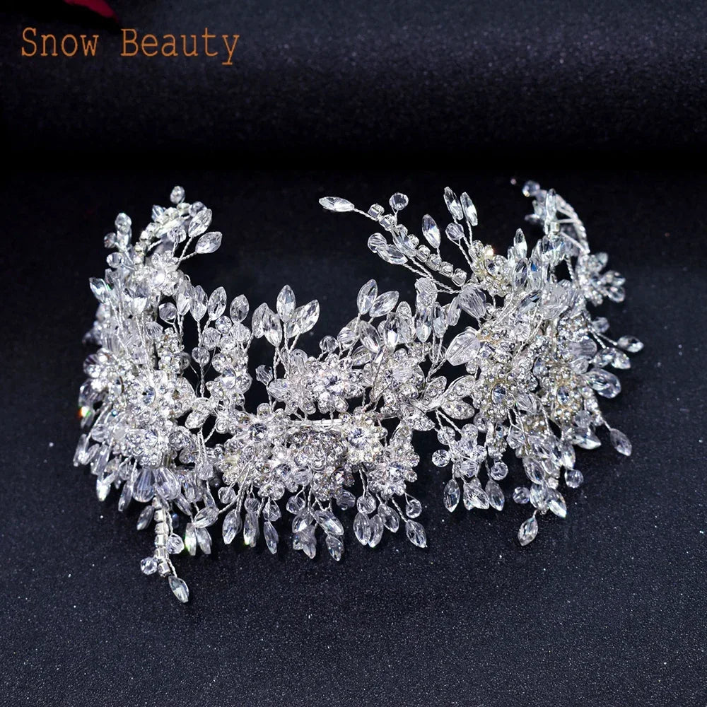 Luxury Bridal Crystal Tiara
