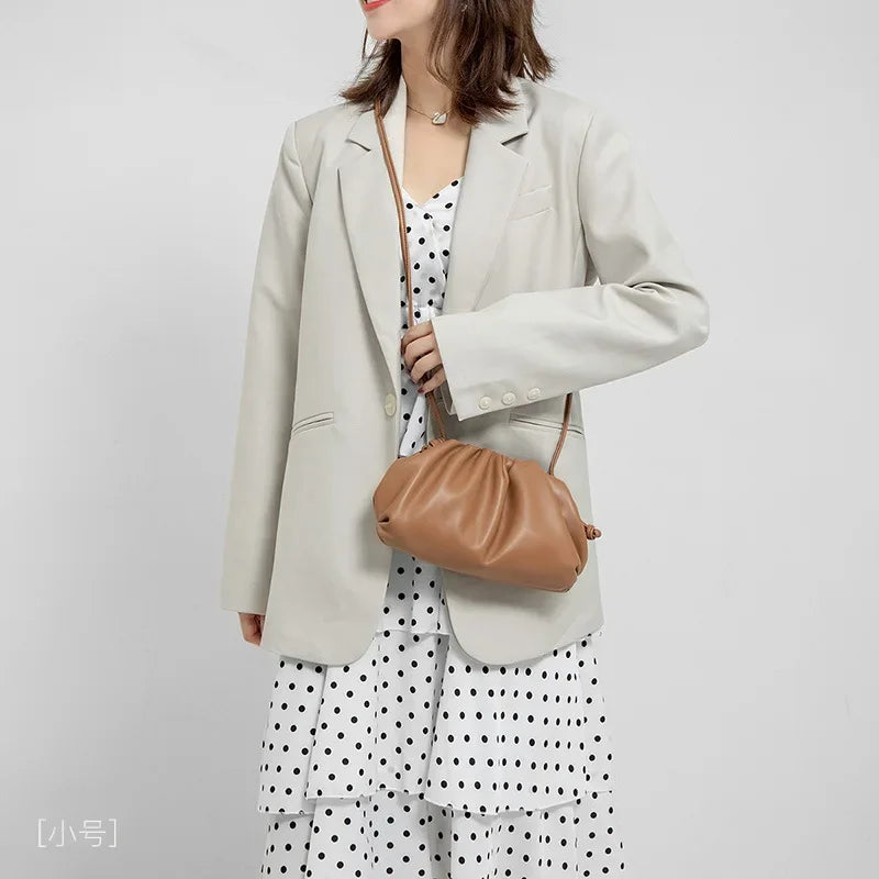 Designer Faux Leather Small Crossbody Bag