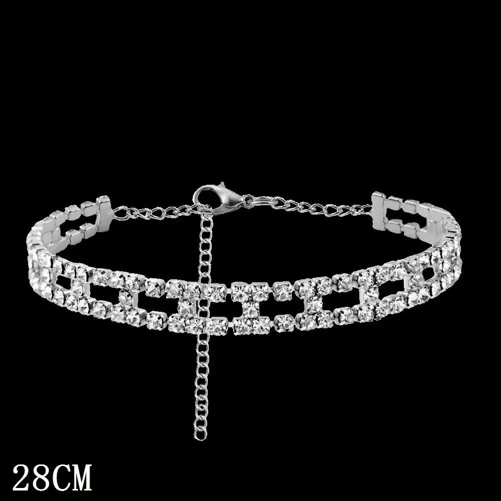 Iced Out Chunky Cuban Chain Anklet Bracelet