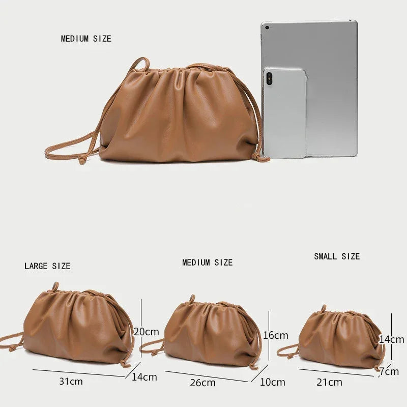 Designer Faux Leather Small Crossbody Bag