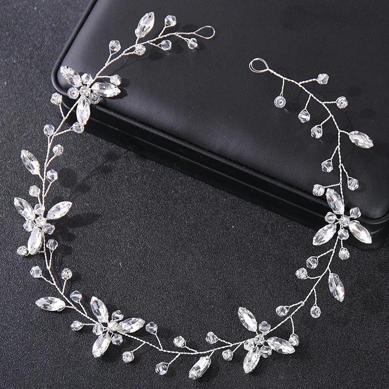 Pearl Crystal Bridal Headband