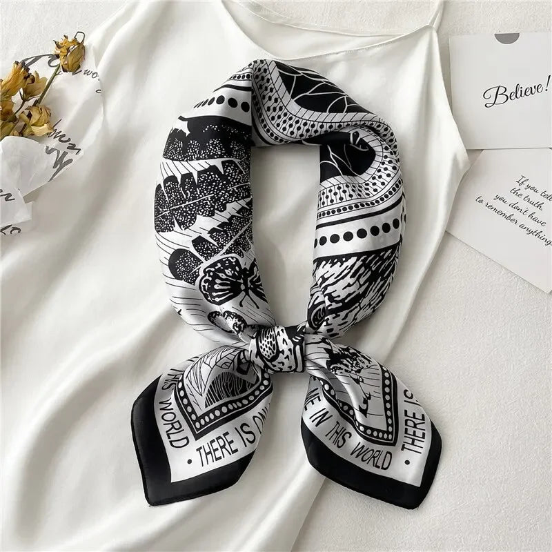 Juliette Designer Satin Scarf