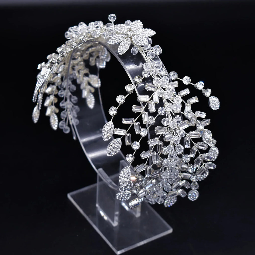Luxury Bridal Crystal Tiara