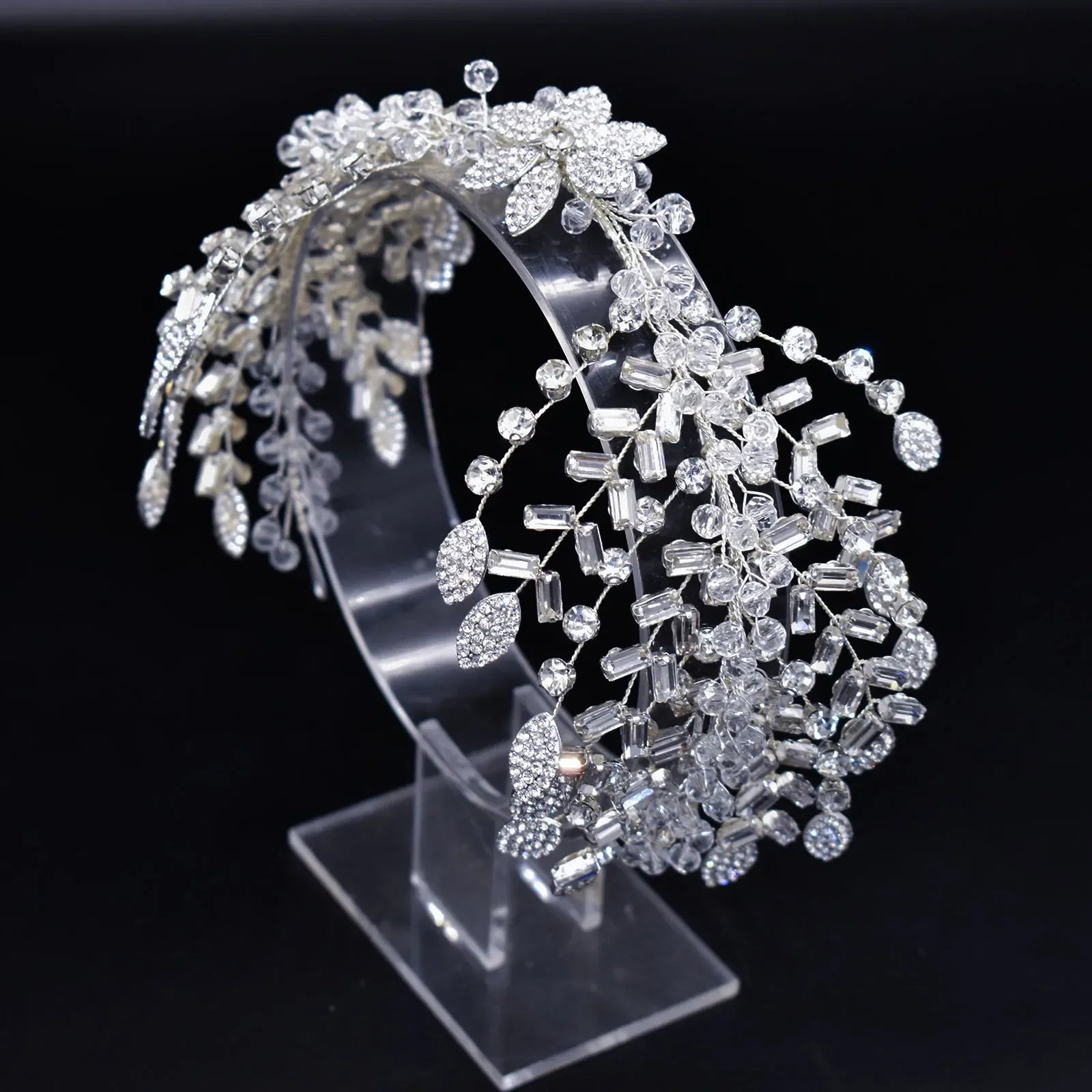 Luxury Bridal Crystal Tiara