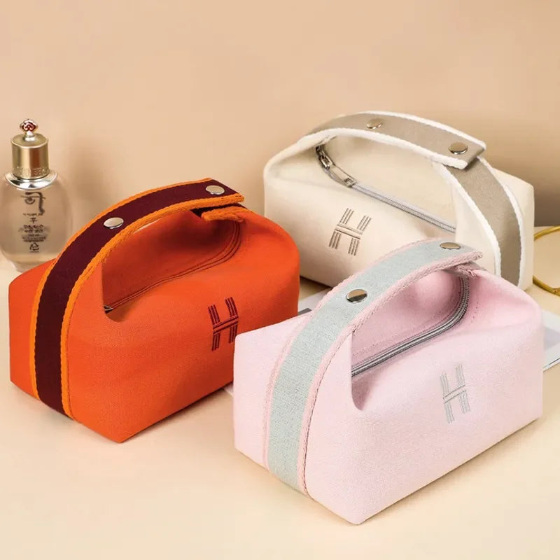 Harmony Canvas Makeup Bag