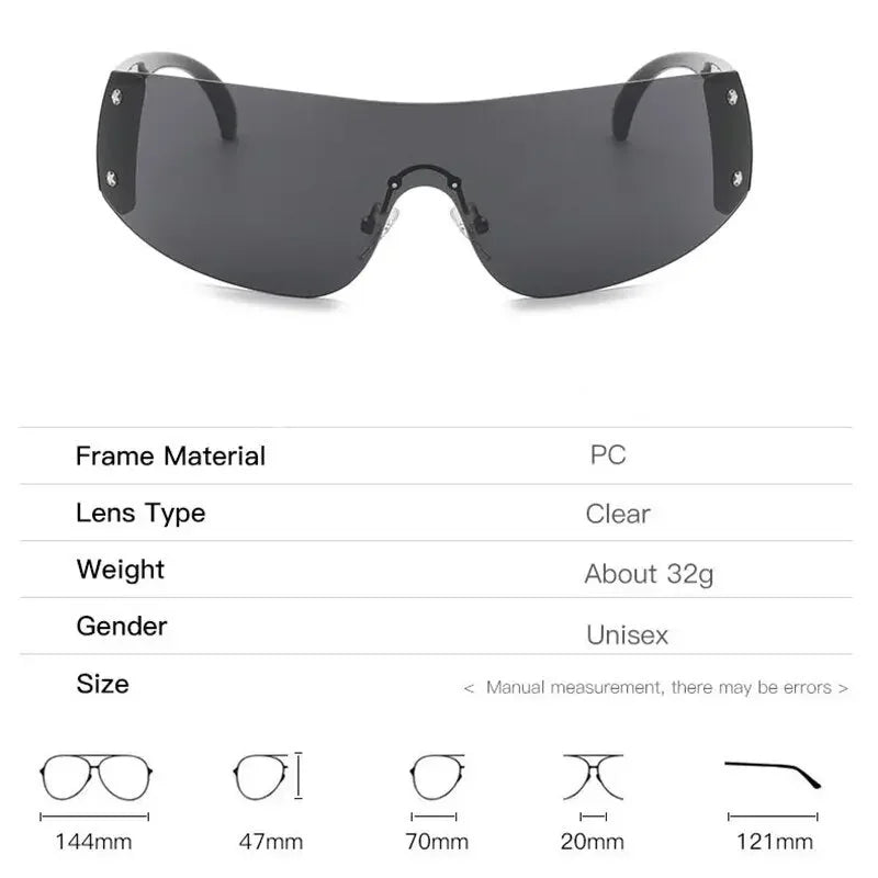 Really Cute Rimless Shades UV400