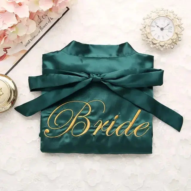 Satin Bride Or Bridesmaid Robe