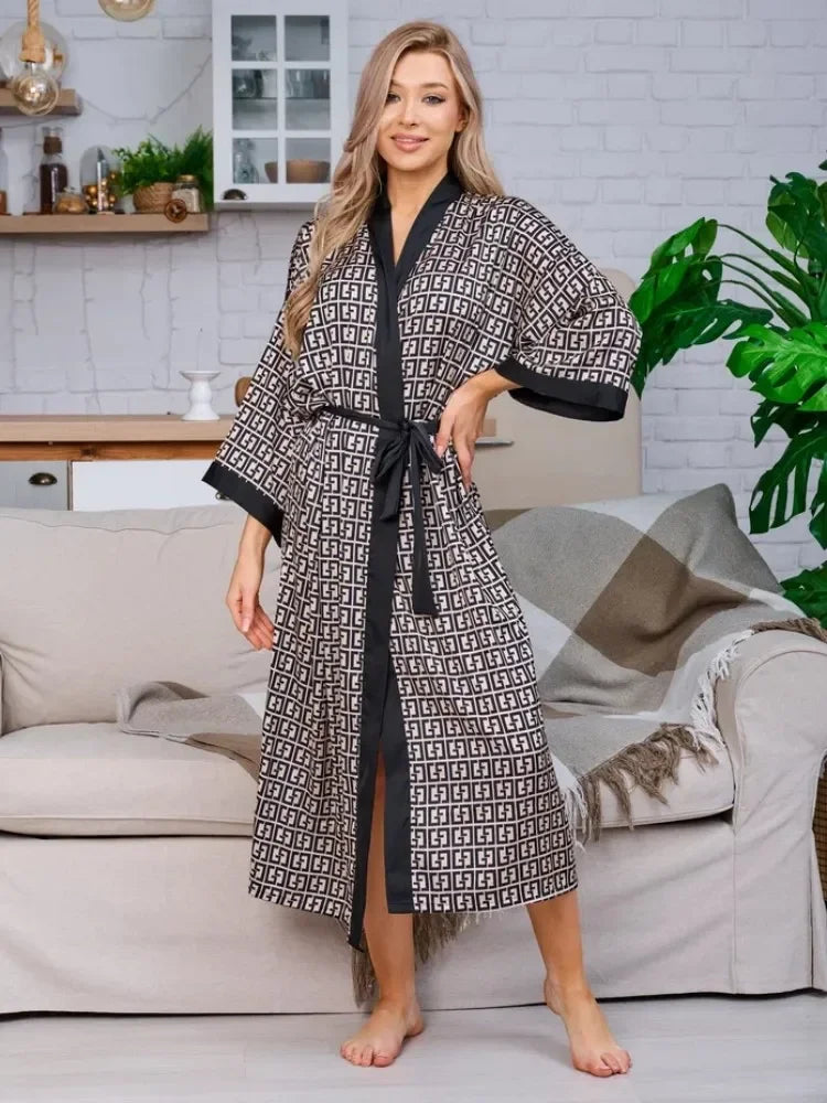 Gigi Ice Silk Designer Robe