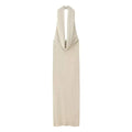 Beige Bombshell Backless Midi Dress
