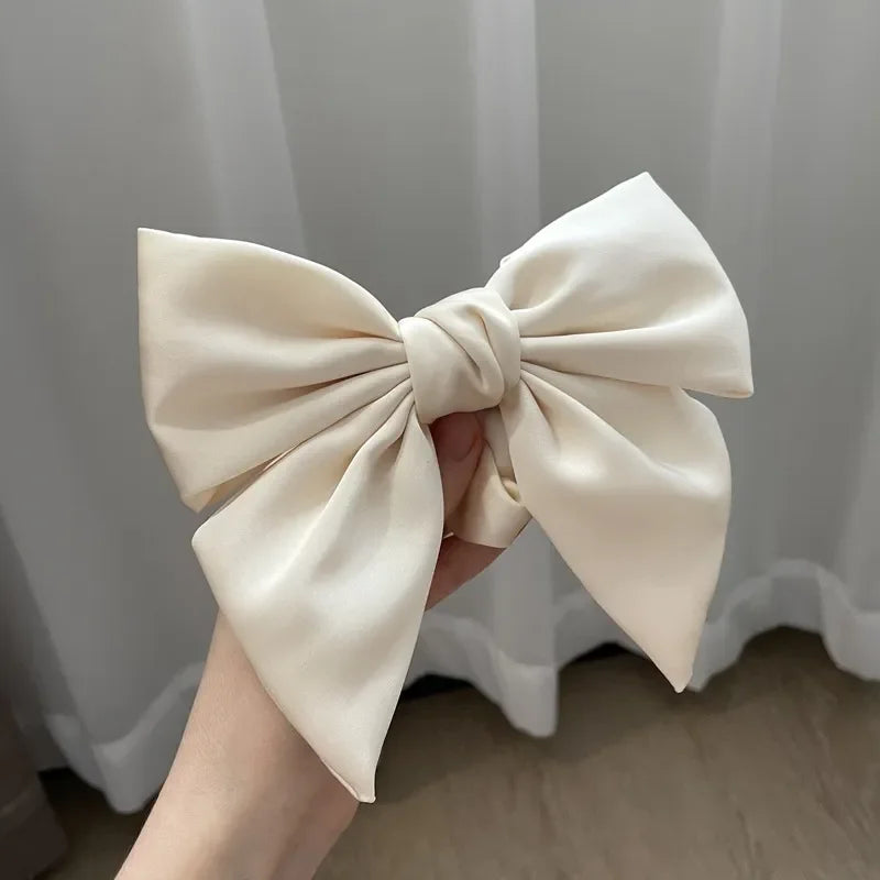 Retro Simple Satin Hair Scrunchie Candy Color Elastic Hair Bands Ponytail Hair Ties Fashion Ornament For Girls Hair Accessories