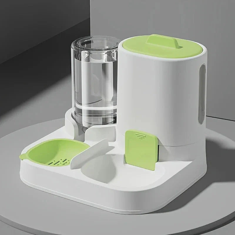 1-Pack Automatic Cat Water Dispenser & Feeder – Large Capacity Spill-Proof