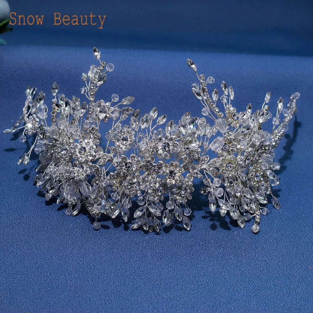 Luxury Bridal Crystal Tiara