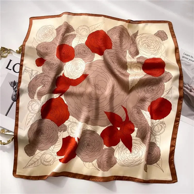 Juliette Designer Satin Scarf