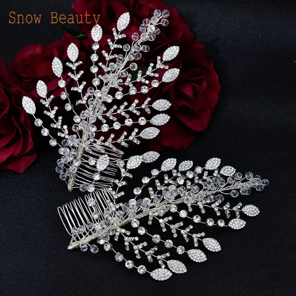 Luxury Bridal Crystal Tiara