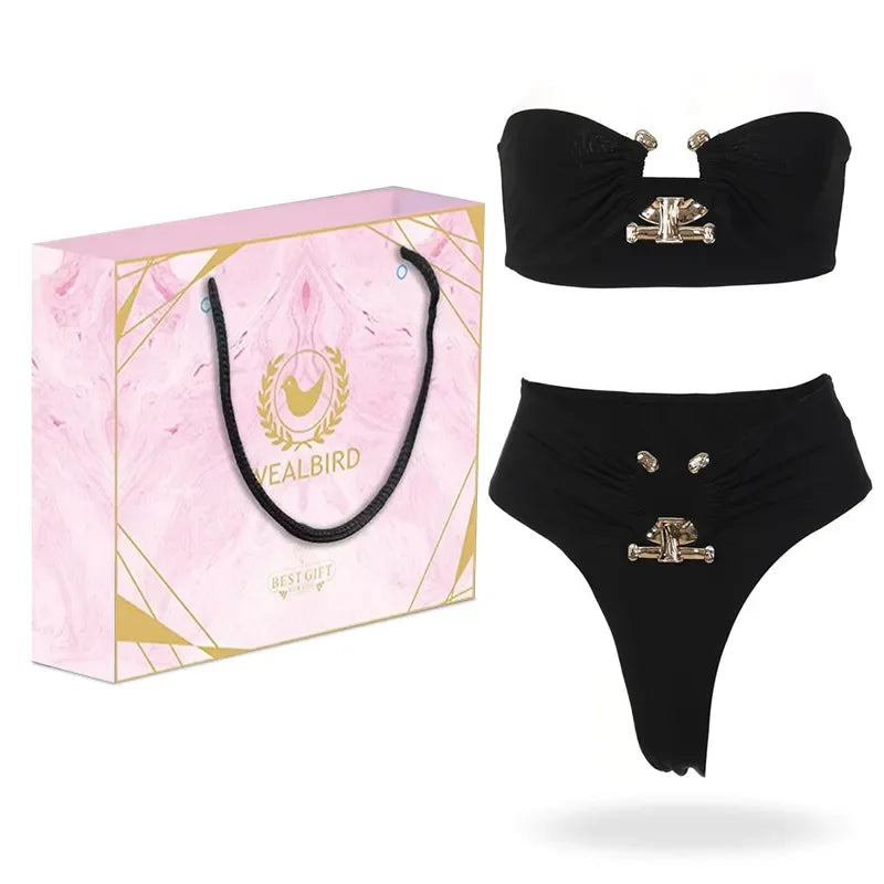 Vera Strapless High Waist Bikini