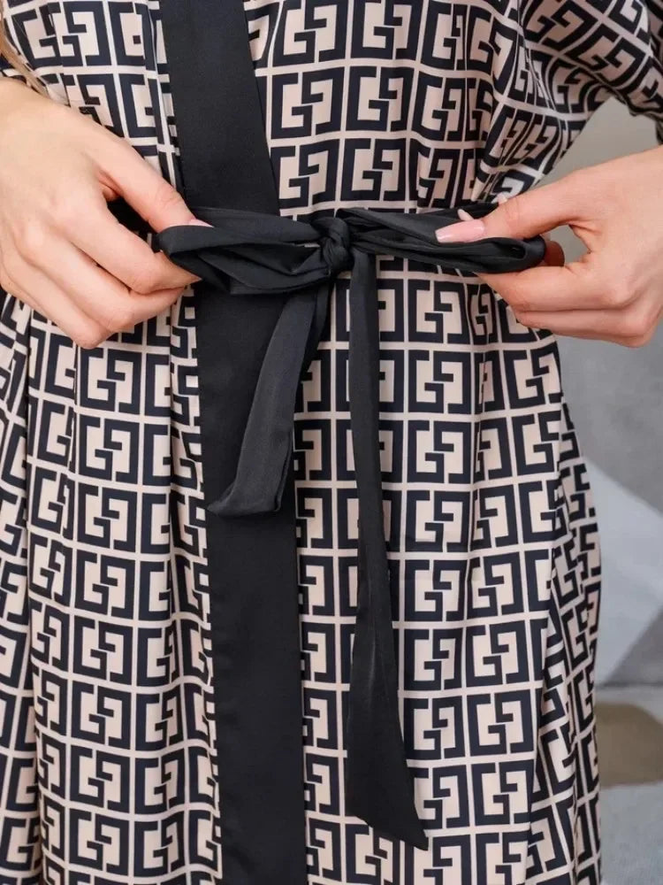 Gigi Ice Silk Designer Robe