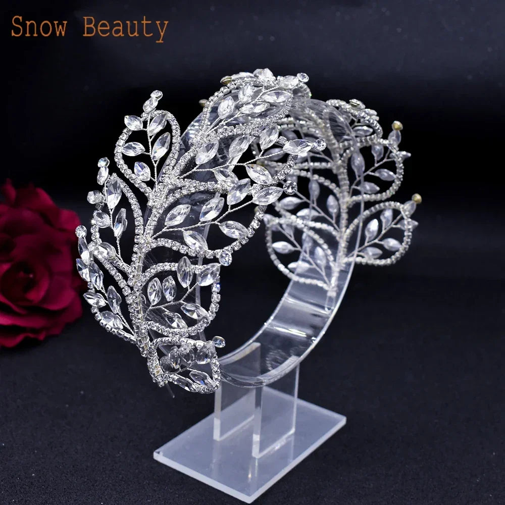 Luxury Bridal Crystal Tiara