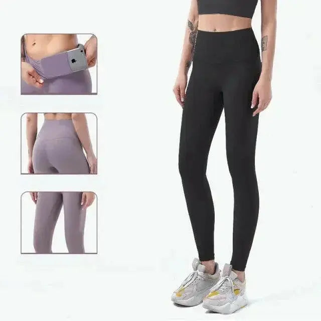 Seamless High Waist (Nude Feeling) Yoga/Running Leggings